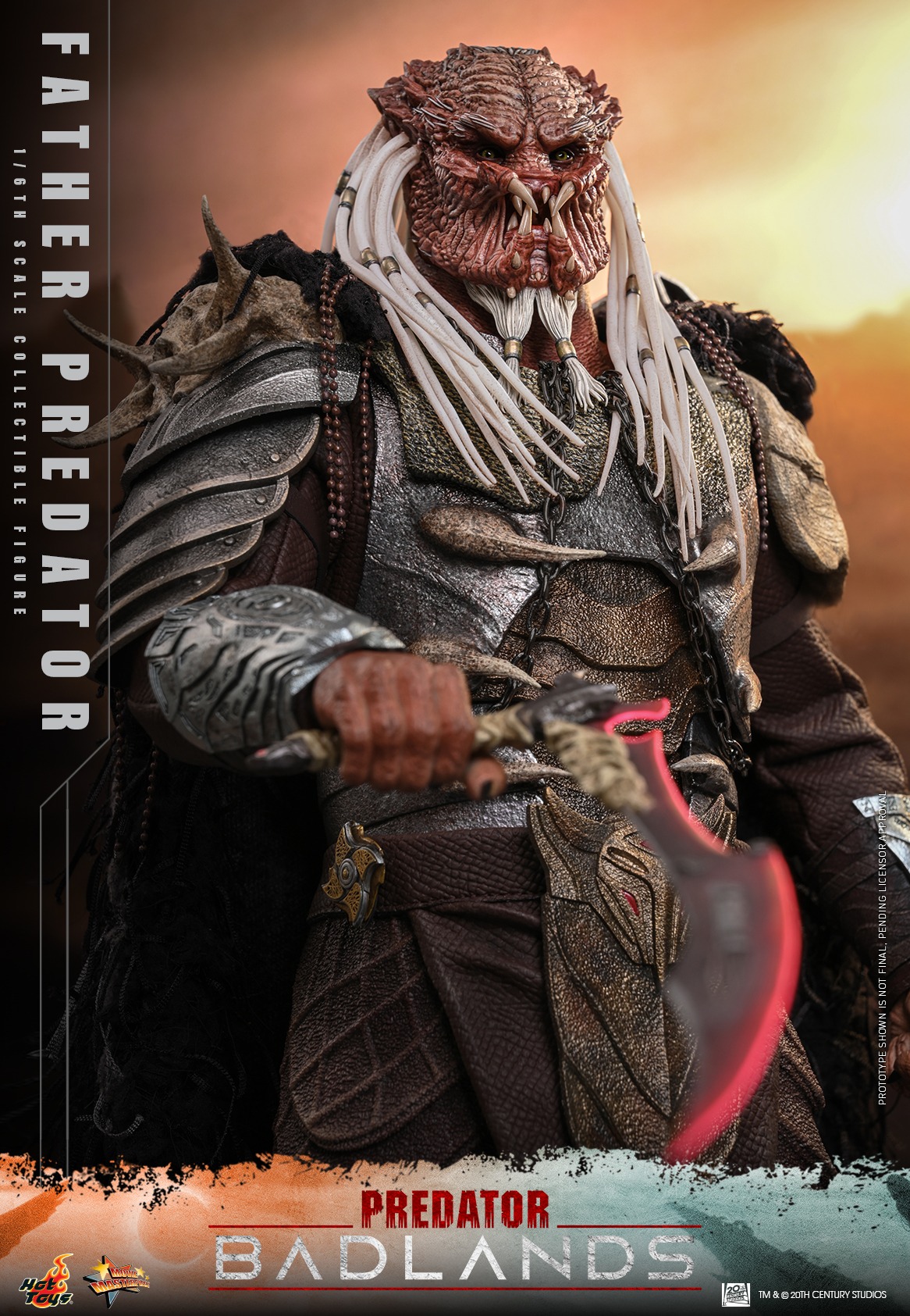 Pre-Order Hot Toys Predator Badlands Father Predator Sixth Scale Figure MMS863